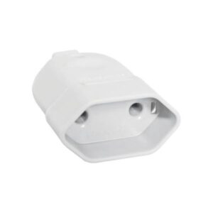 Pino Fêmea 2P 10A Branco - 10 unidades - CERGE