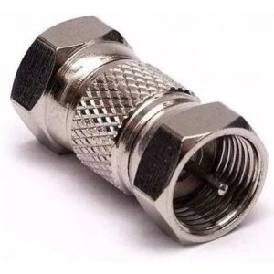 Emenda F Macho x Macho p/ Cabo Coaxial de Antena