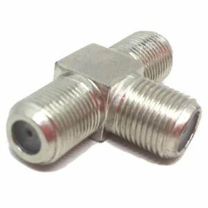 Emenda F Tipo “T“ 3 Fêmeas (Divisor Antena 2 Saídas)