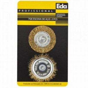 Escova  de  Aço  c/ 2 pçs - EDA