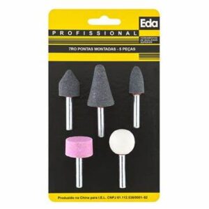 Ponta  Montada  p/  Desbaste  Cartela  c/ 5  peças - EDA