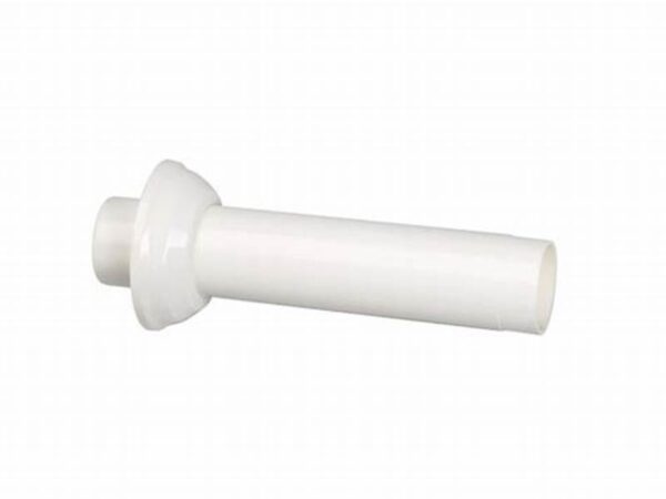 Tubo de Ligação Vaso Sanitário  Branco Liso c/ Canopla - Luconi