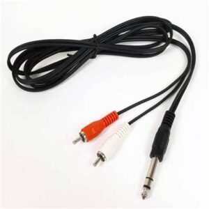 Cabo  Áudio  2,0  metros  2  RCA  x  P-10 Estéreo