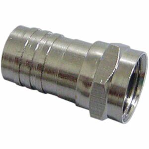 Conector Coaxial RG-6 p/ Crimpar