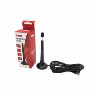 Antena Interna Digital  Base Magnética - Cabo 3Mts - TOMATE