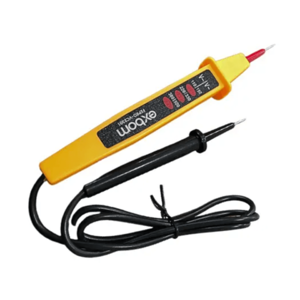 Teste Voltagem Fio Longo  3 Níveis - 110 a 500 V (Exbom)