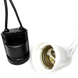 Soquete c/ Rabicho Preto/Branco - CERGE