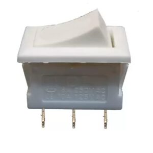 Chave  Gangorra  Liga / Desliga  Branca - Pequena - 3 Terminais