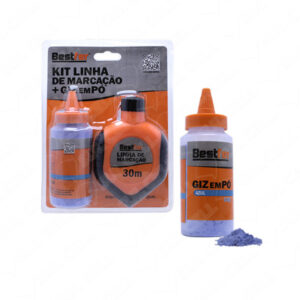 Kit Linha De Marcação  + Giz em Pó 30MT -  BESTFER