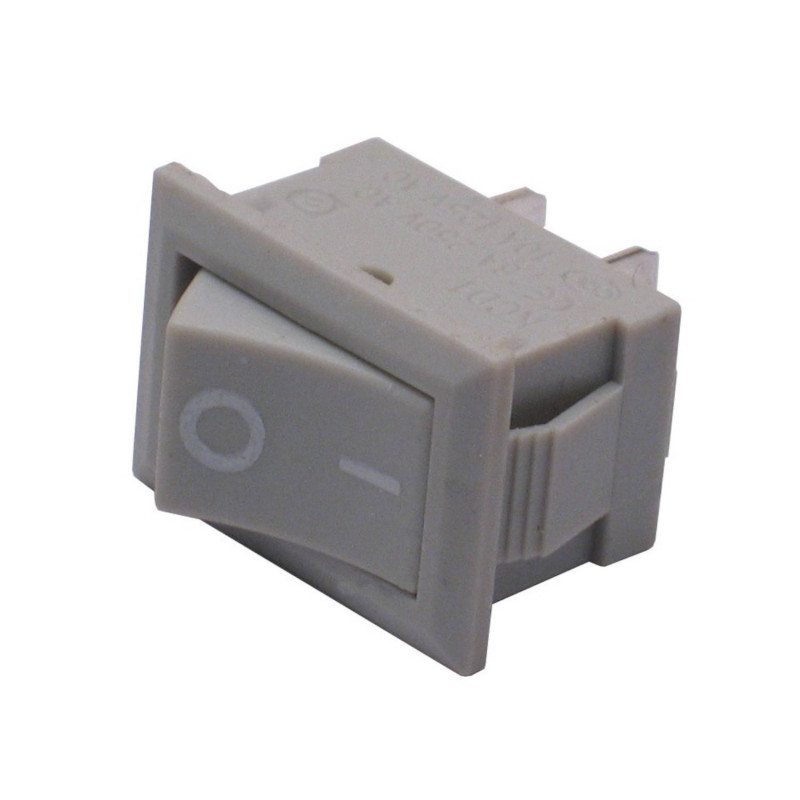 Chave  Gangorra  Liga / Desliga  Cinza – Pequena – 2 Terminais