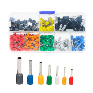 Terminal Ilhós / Tubular  Estojo Plástico c/ 400 unidades  0,5 a 6,0 mm - Exbom