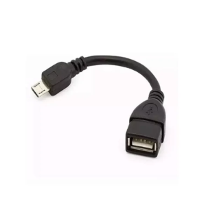 Cabo OTG Adaptador Micro USB V8 X USB Fêmea - Conectar  Pen Drive ao Celular