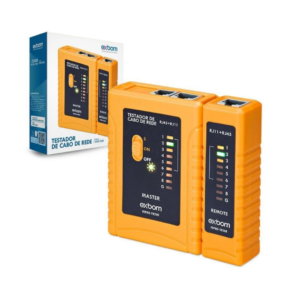Testador Cabos de Rede e  Telefonia - RJ-45 e RJ-11 - Exbom