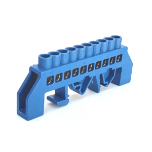 Barramento ‘’Neutro’’ Azul  Bornes Isolados  Encaixe DIN ou Parafusado - DCLX