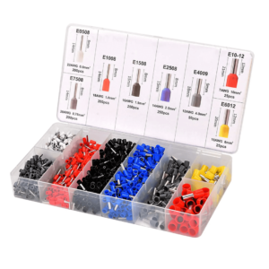 Terminal Ilhós / Tubular  Estojo Plástico c/ 800 unidades  0,5 a 6,0 mm - Exbom