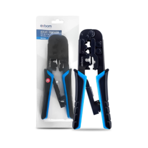 Alicate Crimpar Conectores  RJ-45 e RJ-11 - Exbom