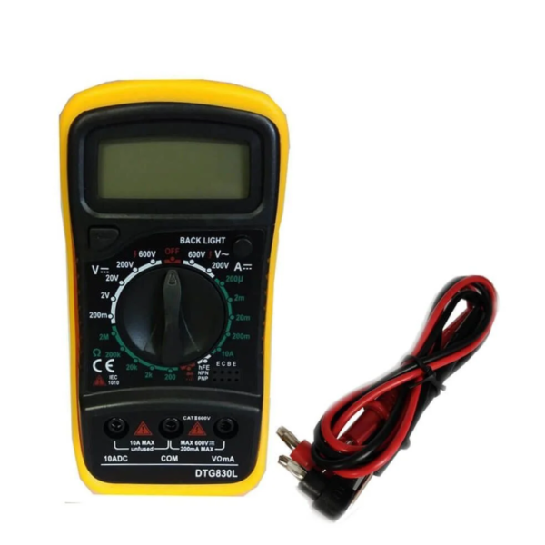 Multímetro  Digital  DTG-830L  Visor  LCD - GC