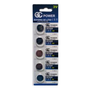 Bateria 3 Volts  CR-1620  Lítio - GC