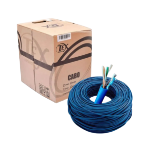 Cabo 8 Vias Azul 4 Pares Cat.5e Caixa com 305 metros - Tex