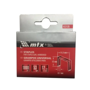 Grampo p/ Grampeador Tapeceiro  Metal  ‘’TEMPERADO’’ - MTX