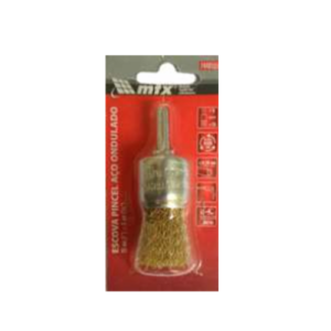 Escova de Aço  Copo c/ Haste: 25 mm - MTX