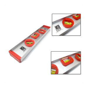 Nível de Alumínio Profissional (Alta Precisão) 3 Bolhas - EDA