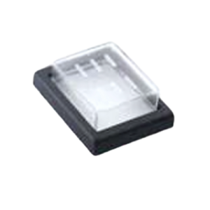 Capa de Silicone Transparente  c/ Moldura Plástica Preta