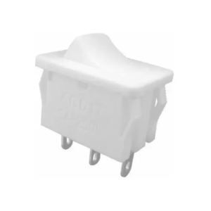 Chave Rev. Liga / Desliga / Liga  Branca - Grande - 4 Terminais