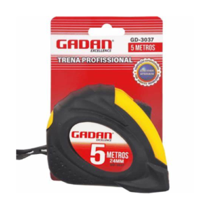 Trena  Emborrachada c/ Imã  5 metros - Fita 24 mm  Com Trava e Freio - GADAN