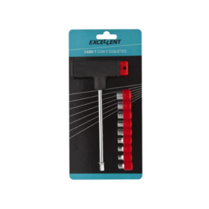 Chave Tipo T c/ 9 Soquetes - Excellent