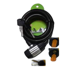 Cadeado Bicicleta, Moto, Portão  Cabo de Aço 12 mm x 1,80 m - IDEA