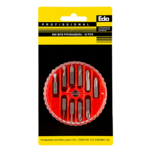 Bits (ponteiras)  p/ Furadeira / Parafusadeira 10 peças - EDA