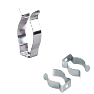 Abraçadeira T-8 p/ lâmpada FINA - 10 unidades (CERGE)