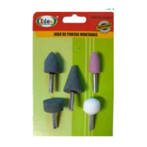 Ponta Montada p/ Desbaste  Cartela c/ 5 peças - IDEA