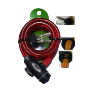 Cadeado Bicicleta, Moto, Portão  Cabo Aço 10 mm x 1,50 metros - IDEA