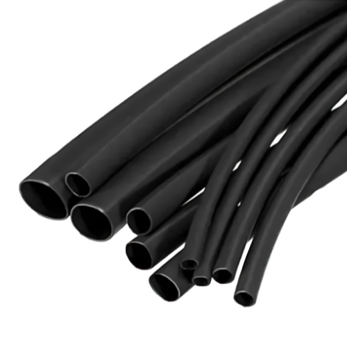 Espaguete Termo Retrátil / Contrátil – Preto